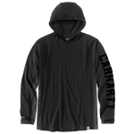 Picture of Carhartt 106654 Mens Force Relaxed Fit Midweight Long-Sleeve Logo Graphic Hooded T-Shirt