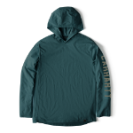 Picture of Carhartt 106654 Mens Force Relaxed Fit Midweight Long-Sleeve Logo Graphic Hooded T-Shirt