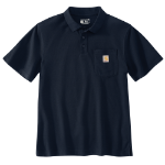 Picture of Carhartt 106685 Mens Loose Fit Midweight Short-Sleeve Pocket Polo