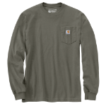 Picture of Carhartt K126 Mens Loose Fit Heavyweight Long-Sleeve Pocket T-Shirt