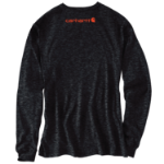 Picture of Carhartt K231 Mens Loose Fit Heavyweight Long-Sleeve Logo Sleeve Graphic T-Shirt