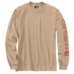 Picture of Carhartt K231 Mens Loose Fit Heavyweight Long-Sleeve Logo Sleeve Graphic T-Shirt