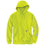 Picture of Carhartt K288 Mens Loose Fit Midweight Logo Sleeve Graphic Sweatshirt