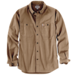 Picture of Carhartt 103554 Mens Rugged Flex® Relaxed Fit Midweight Canvas Long-Sleeve Shirt