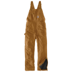 Picture of Carhartt 106672 Mens Loose Fit Firm Duck Insulated Bib Overall