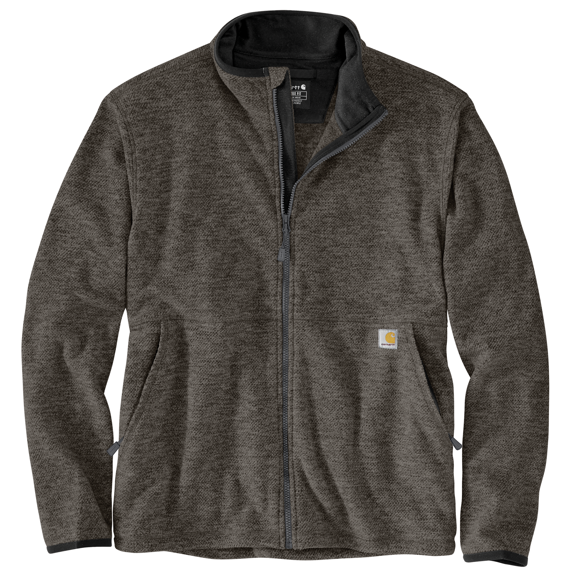 Picture of Carhartt 106416 Mens Full-Zip Relaxed Fit Fleece Jacket