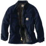 Picture of Carhartt 106674 Mens C003 Loose Fit Firm Duck Insulated Traditional Coat