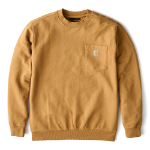 Picture of Carhartt 106853 Mens Relaxed Fit Midweight Garment Dye French Terry Crewneck Pocket Sweatshirt