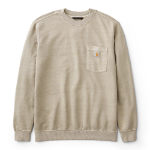 Picture of Carhartt 106853 Mens Relaxed Fit Midweight Garment Dye French Terry Crewneck Pocket Sweatshirt