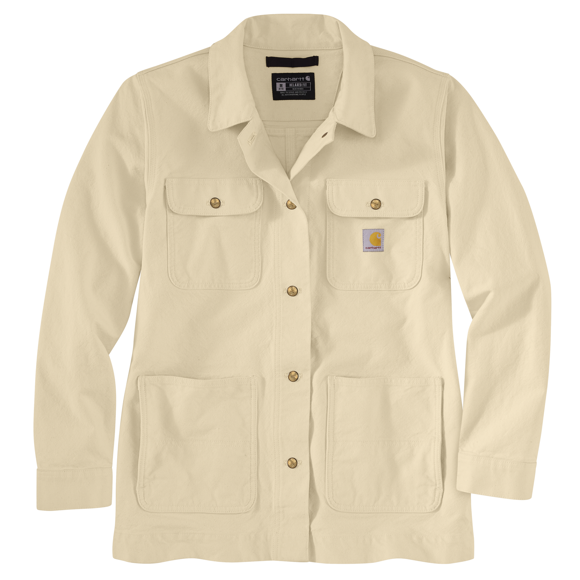 Picture of Carhartt 106812 Womens Rugged Flex® Loose Fit Canvas Chore Coat