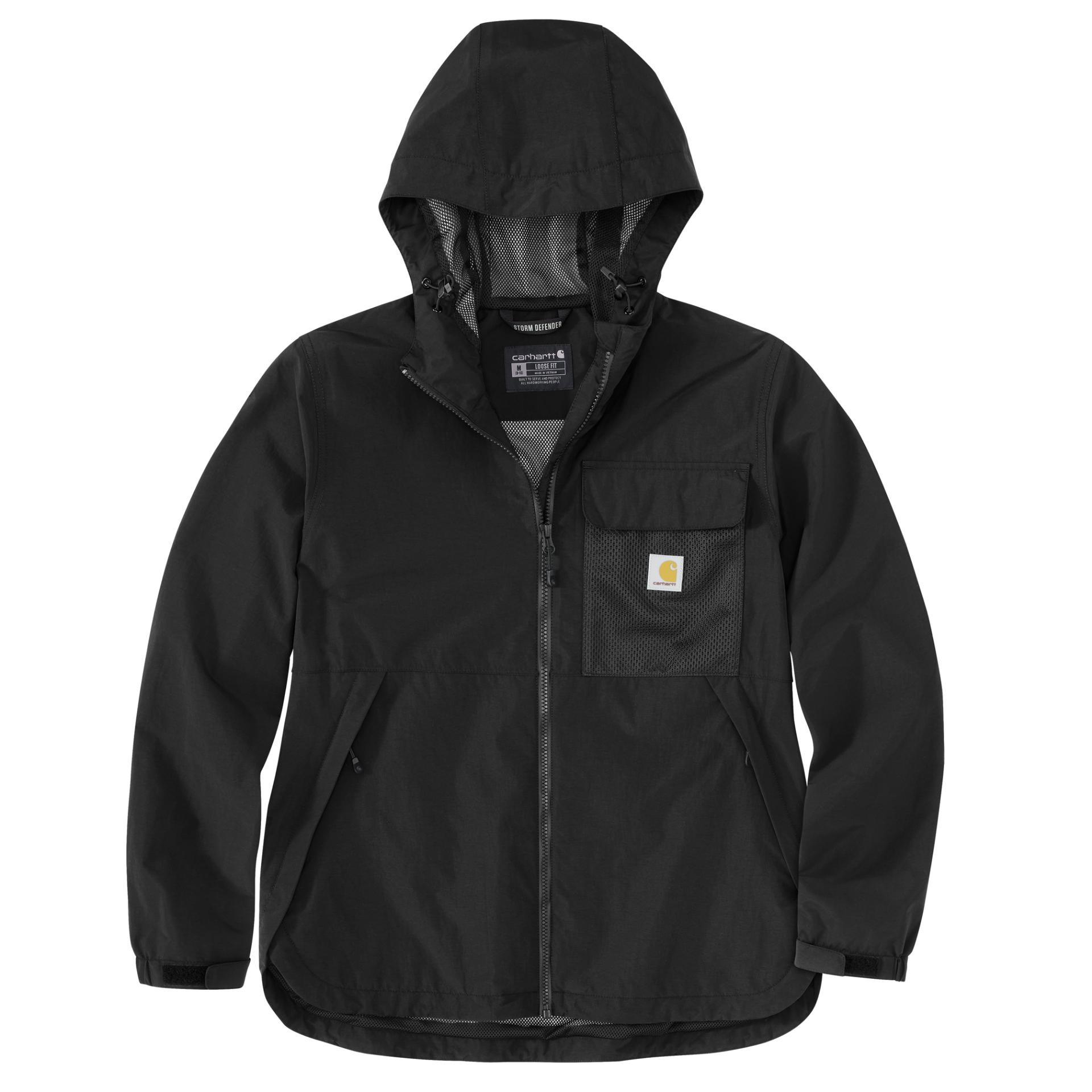 Picture of Carhartt 106904 Womens Storm Defender®  Loose Fit Lightweight Hooded Packable Jacket