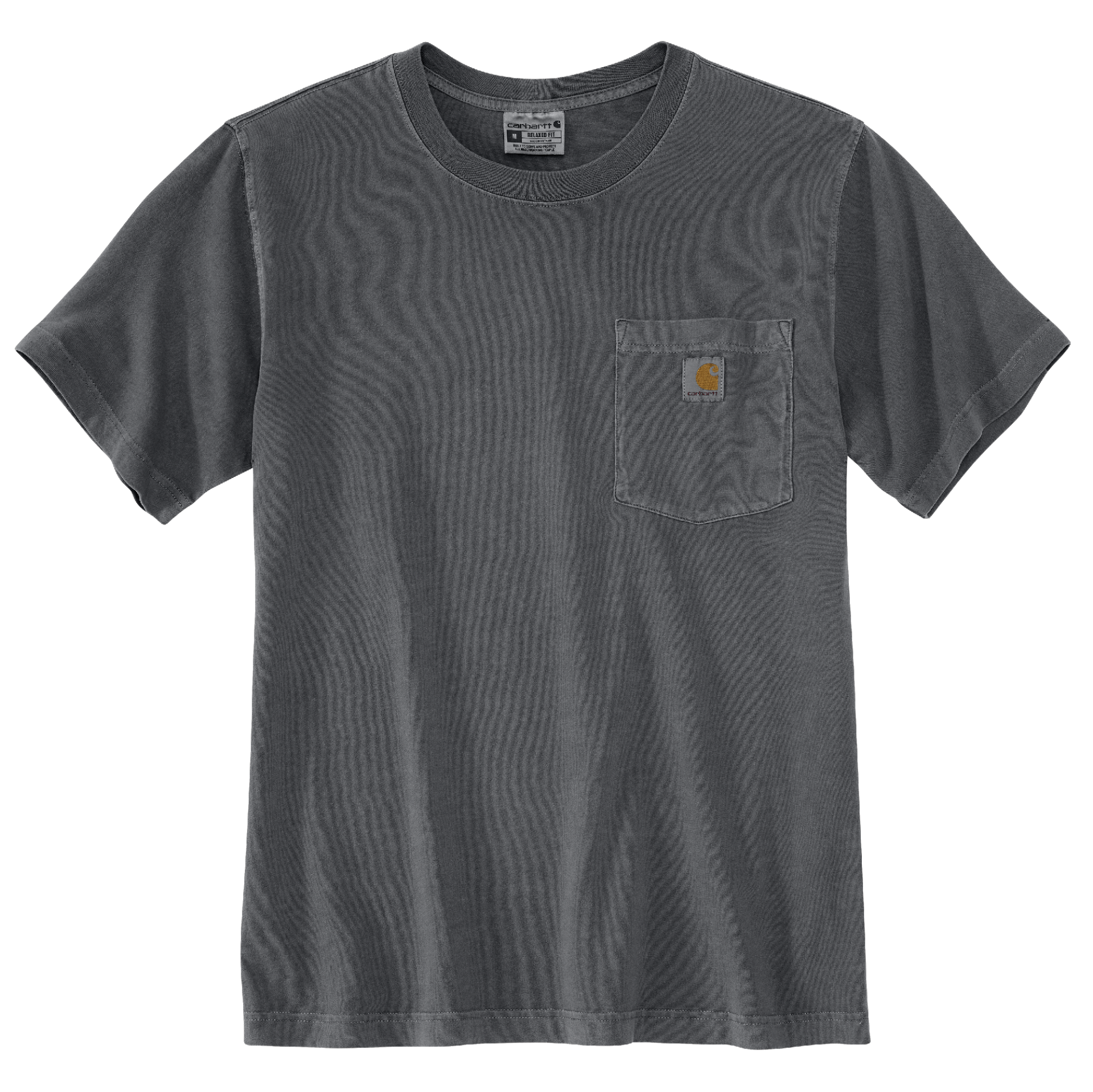 Picture of Carhartt 106252 Mens Relaxed Fit Lightweight Short-Sleeve Garment Dyed Pocket T-Shirt