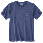 Picture of Carhartt 106252 Mens Relaxed Fit Lightweight Short-Sleeve Garment Dyed Pocket T-Shirt