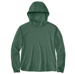 Picture of Carhartt 106236 Womens Force Sun Defender Lightweight Long-Sleeve Hooded Graphic T-shirt