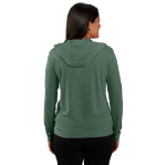 Picture of Carhartt 106236 Womens Force Sun Defender Lightweight Long-Sleeve Hooded Graphic T-shirt