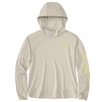 Picture of Carhartt 106236 Womens Force Sun Defender Lightweight Long-Sleeve Hooded Graphic T-shirt