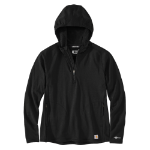 Picture of Carhartt 106456 Womens Feel Carhartt comfortable when work or adventure takes you outside. This half-zip women's tech hoodie fee