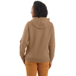 Picture of Carhartt 102791 Womens Relaxed Fit Midweight Logo Sleeve Graphic Sweatshirt
