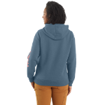 Picture of Carhartt 102791 Womens Relaxed Fit Midweight Logo Sleeve Graphic Sweatshirt