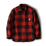 Picture of Carhartt 107013 Mens Loose Fit Heavyweight Flannel Long-Sleeve Plaid Shirt