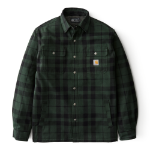 Picture of Carhartt 107017 Mens Relaxed Fit Flannel Sherpa-Lined Shirt Jac