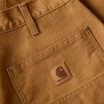 Picture of Carhartt B111 Mens Loose Straight Washed Duck Lined Dungaree