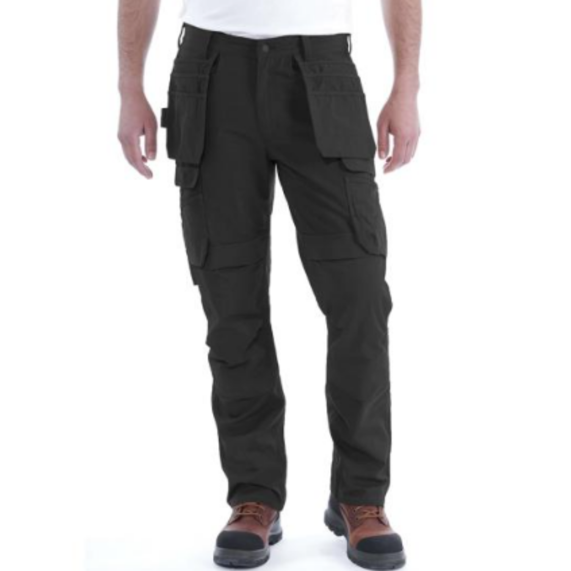 Picture of Carhartt 103337 Mens Relaxed Straight Steel Rugged Flex® Ripstop Double-Front Cargo Pant