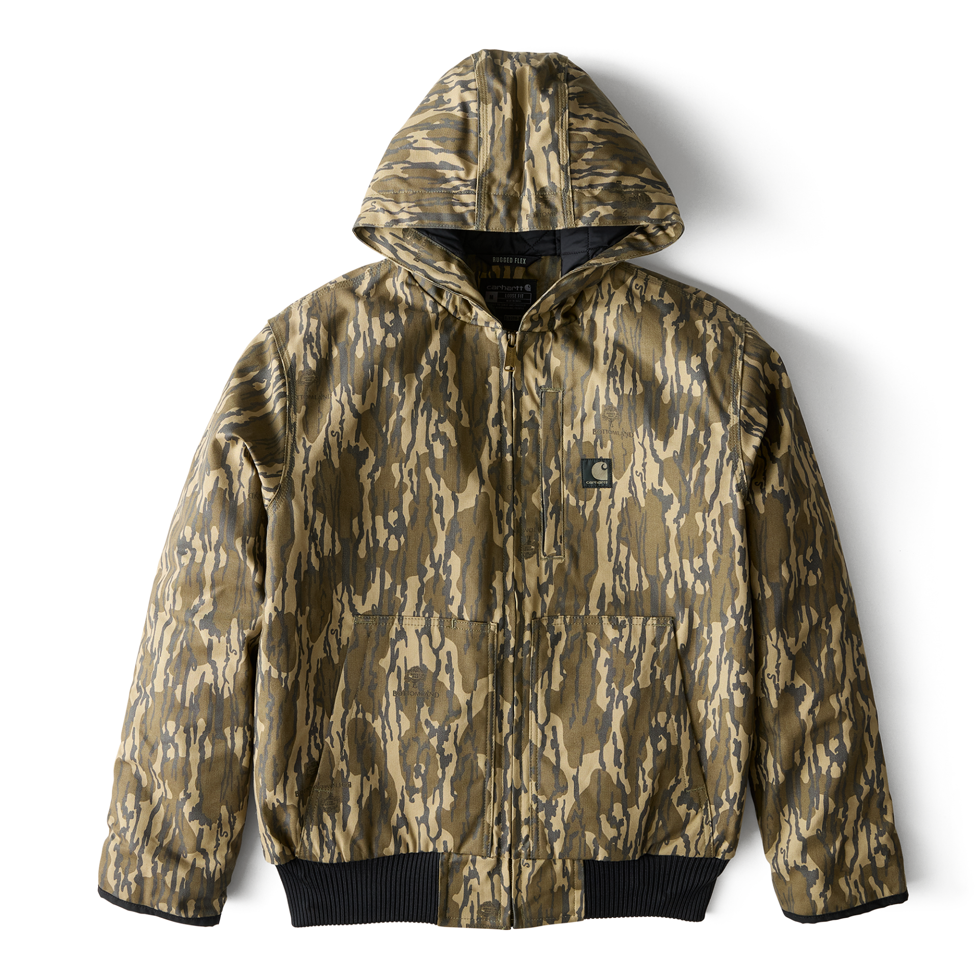 Picture of Carhartt 106098 Mens Rugged Flex® Duck Loose Fit Insulated Camo Active Jac