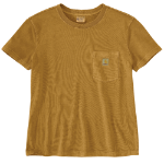 Picture of Carhartt 106272 Womens Relaxed Fit Lightweight Short Sleeve Garment Dye Pocket T-Shirt