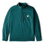 Picture of Carhartt 106423 Mens Force Relaxed Fit Mock Neck Half-Zip T-Shirt