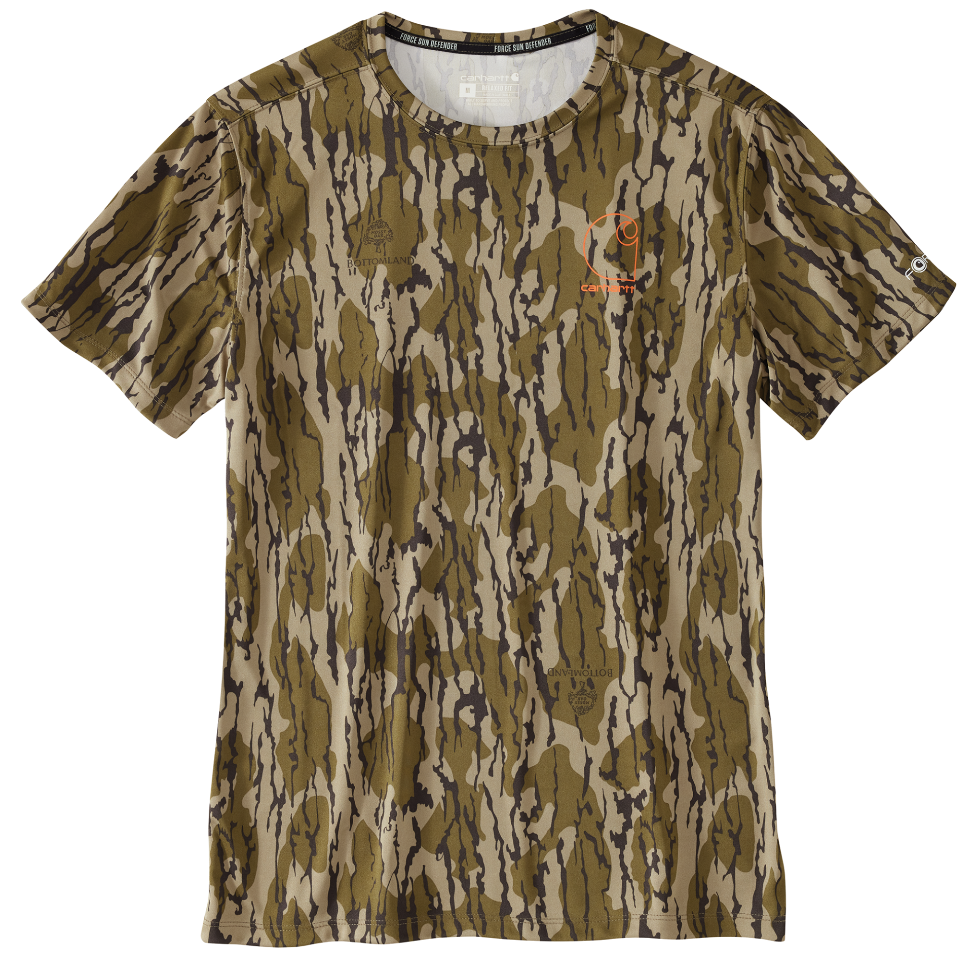 Picture of Carhartt 106500 Mens Force Sun Defender™ Lightweight Short-Sleeve Camo T-Shirt