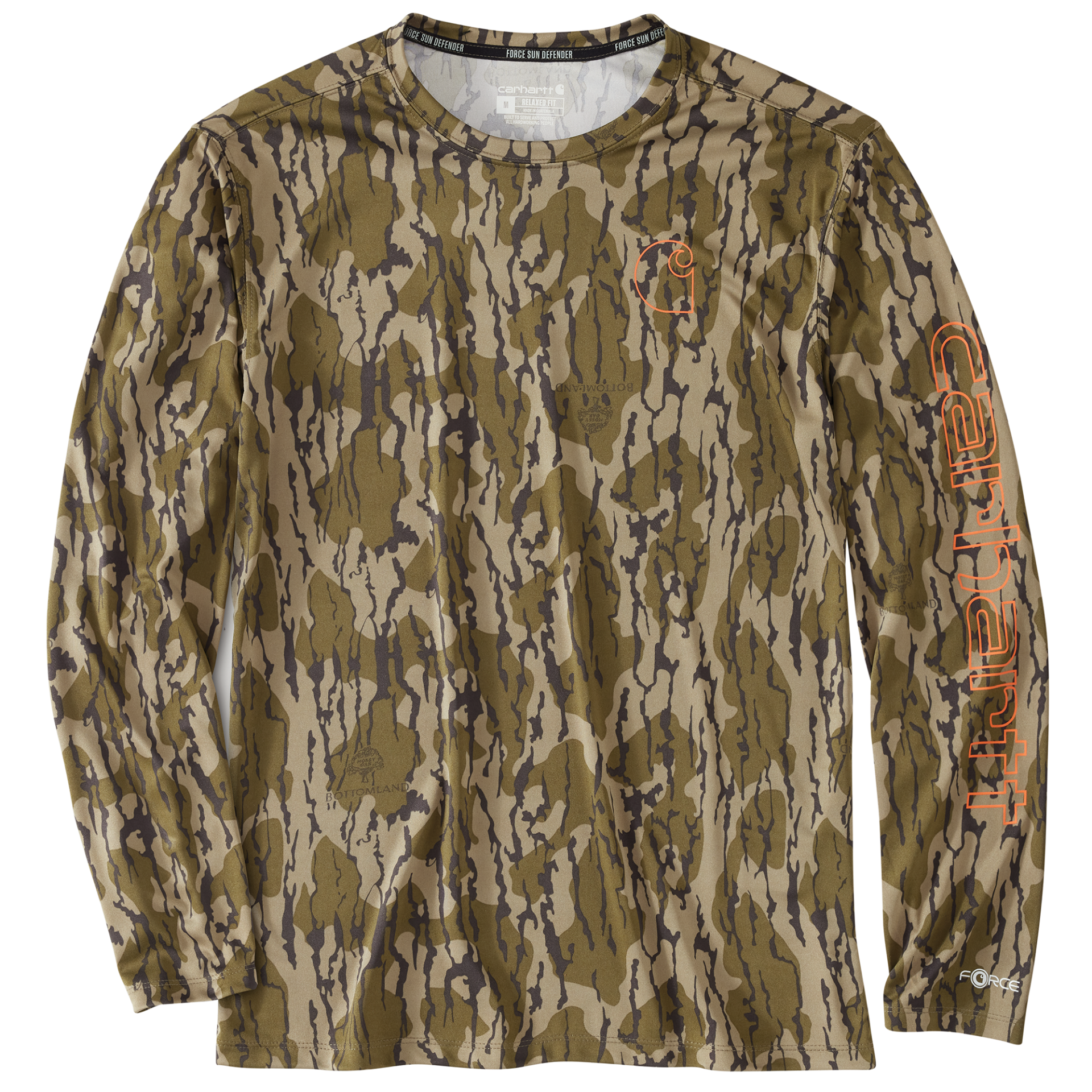 Picture of Carhartt 106501 Mens Force Sun Defender™ Lightweight Long-Sleeve Camo T-Shirt