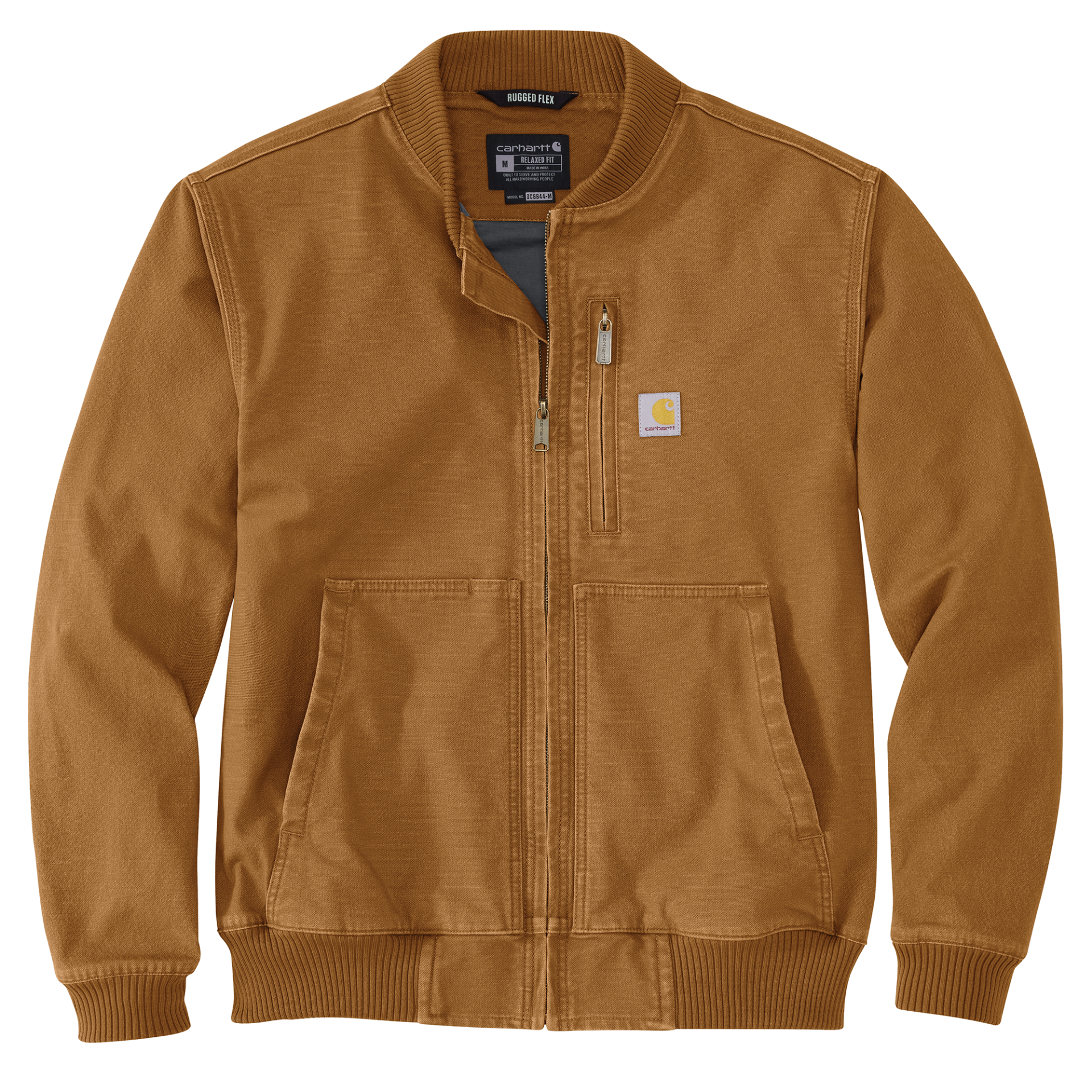 Picture of Carhartt 106781 Mens Rugged Flex® Duck Relaxed Fit Bomber Jacket