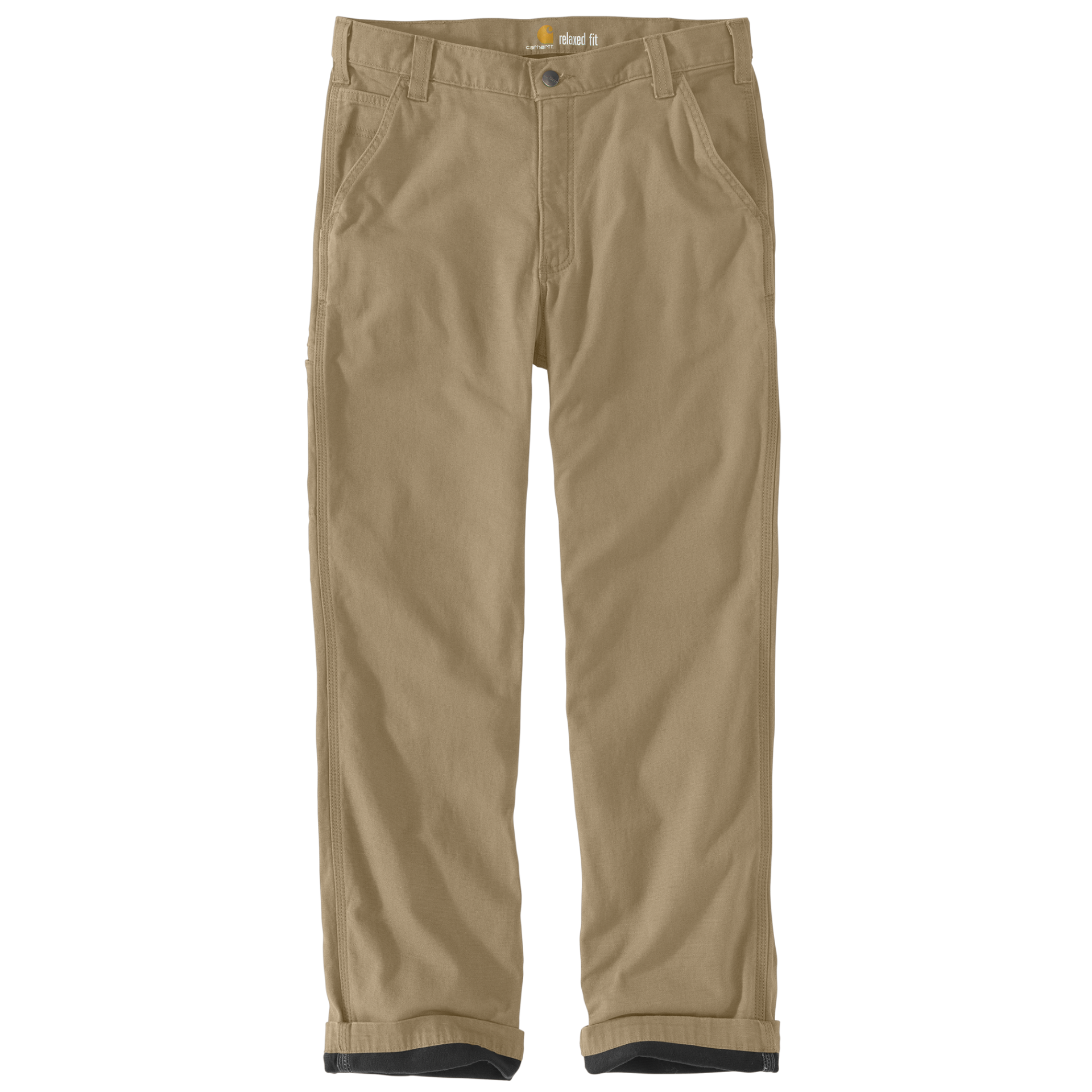 Picture of Carhartt 103342 Mens Relaxed Straight Rigby Lined Dungaree