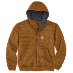 Picture of Carhartt 106543 Mens Rain Defender® Relaxed Fit Lightweight Insulated Hooded Jacket