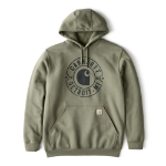 Picture of Carhartt 106748 Mens Loose Fit Midweight Hooded Detroit Graphic Sweatshirt