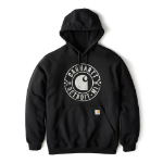 Picture of Carhartt 106748 Mens Loose Fit Midweight Hooded Detroit Graphic Sweatshirt