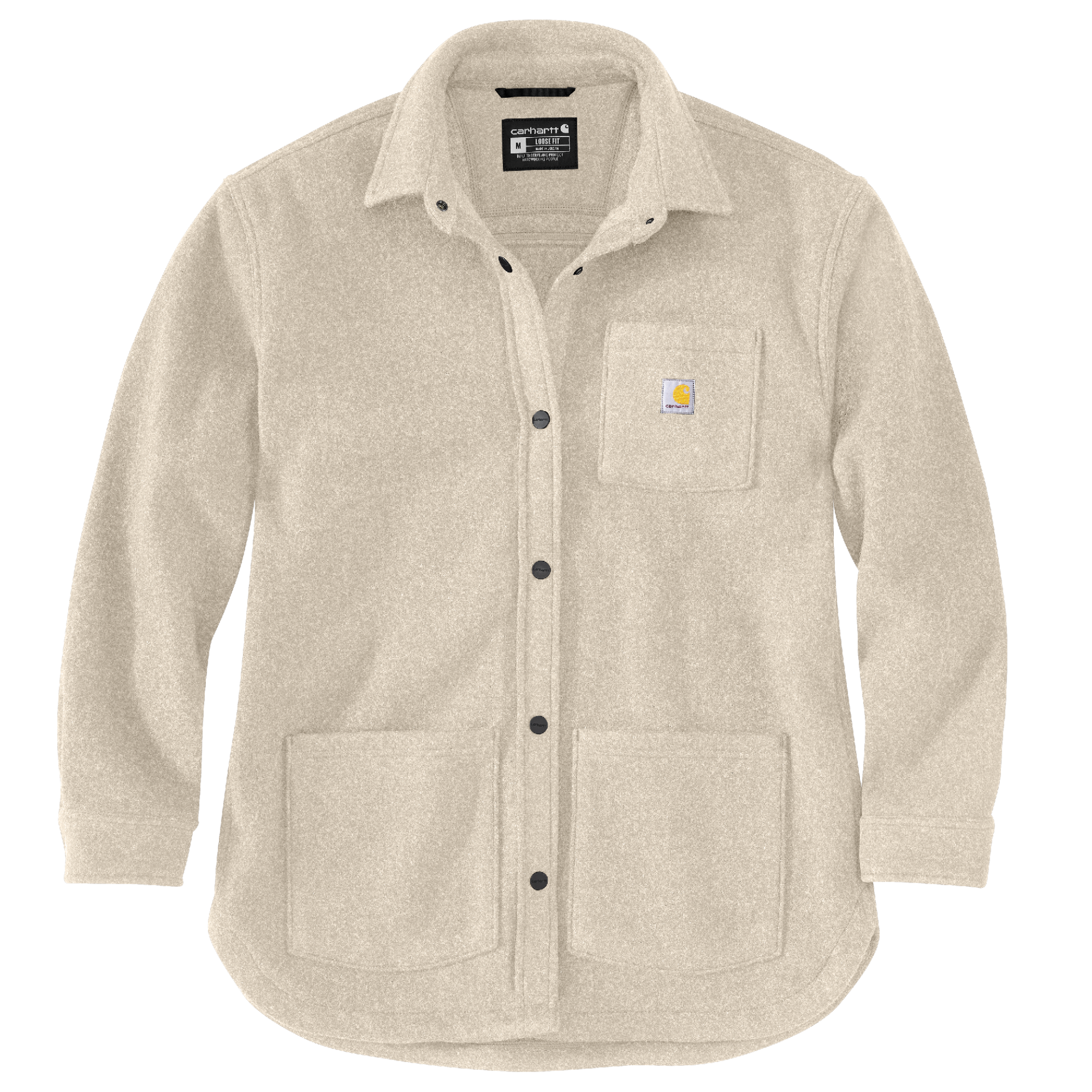 Picture of Carhartt 105988 Womens Loose Fit Fleece Shirt Jac