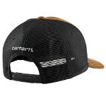 Picture of Carhartt 107004 Mens Canvas Mesh-Back Workwear Patch Cap