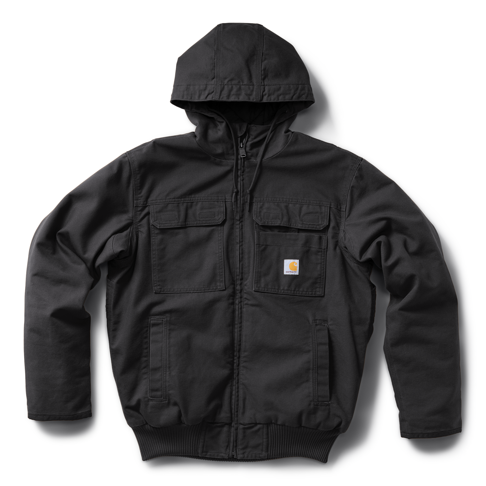 Picture of Carhartt 106980 Mens Full Swing Loose Fit Washed Duck Insulated Active Jac