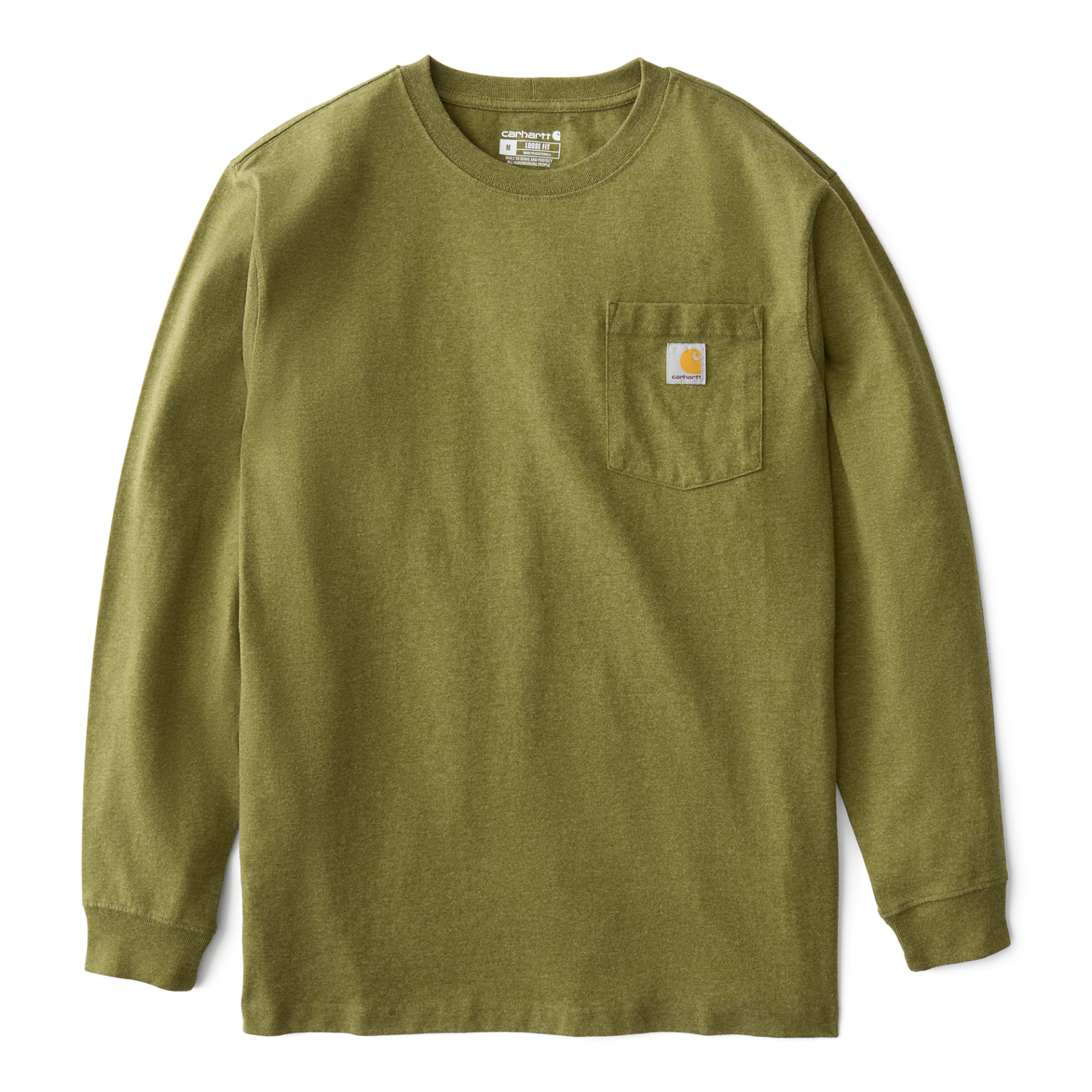 Picture of Carhartt 107176 Mens Loose Fit Heavyweight Long-Sleeve Pocket Outdoor Graphic T-Shirt