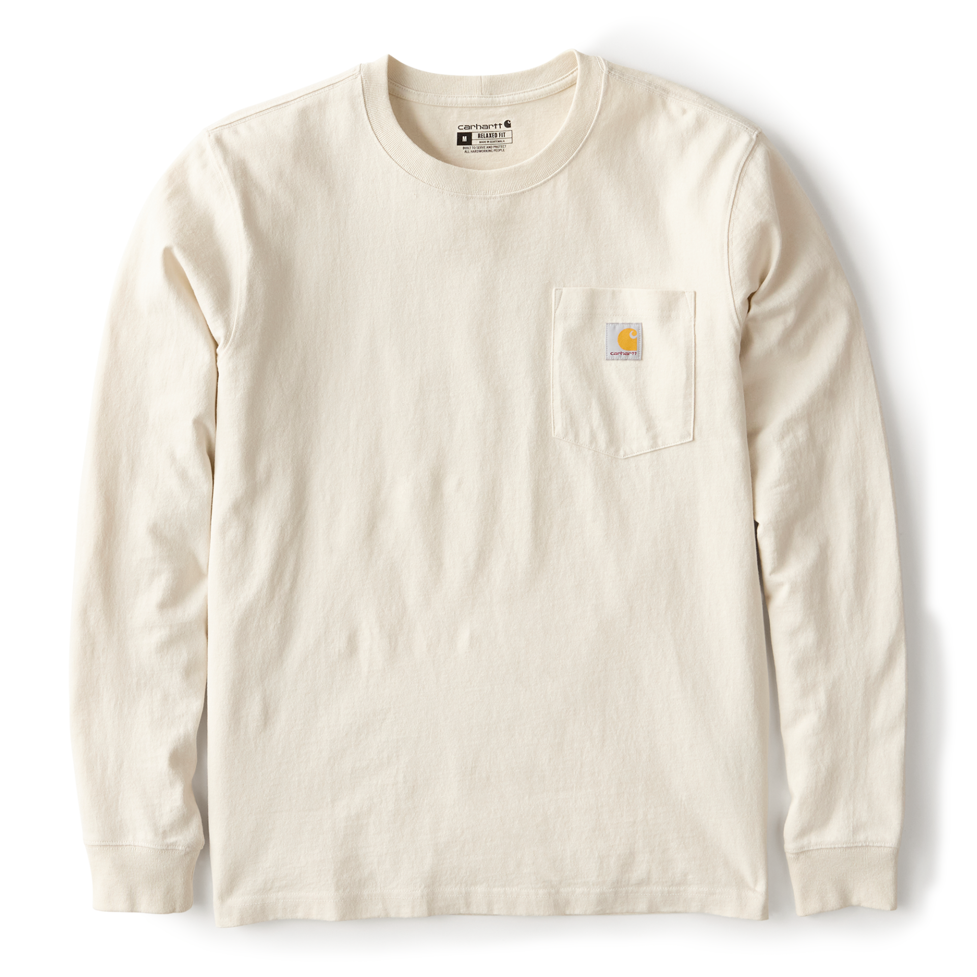 Picture of Carhartt 107260 Mens Relaxed Fit Heavyweight Long-Sleeve Mountain Graphic T-Shirt