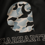 Picture of Carhartt 107034 Mens Loose Fit Midweight Camo Graphic Sweatshirt