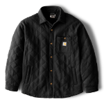 Picture of Carhartt 107270 Mens Rain Defender® Loose Fit Heavyweight Quilted Snap Front Shirt Jac