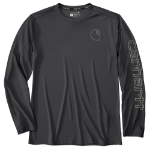 Picture of Carhartt 106164 Mens Force Sun Defender™ Lightweight Long-Sleeve Logo Graphic T-Shirt