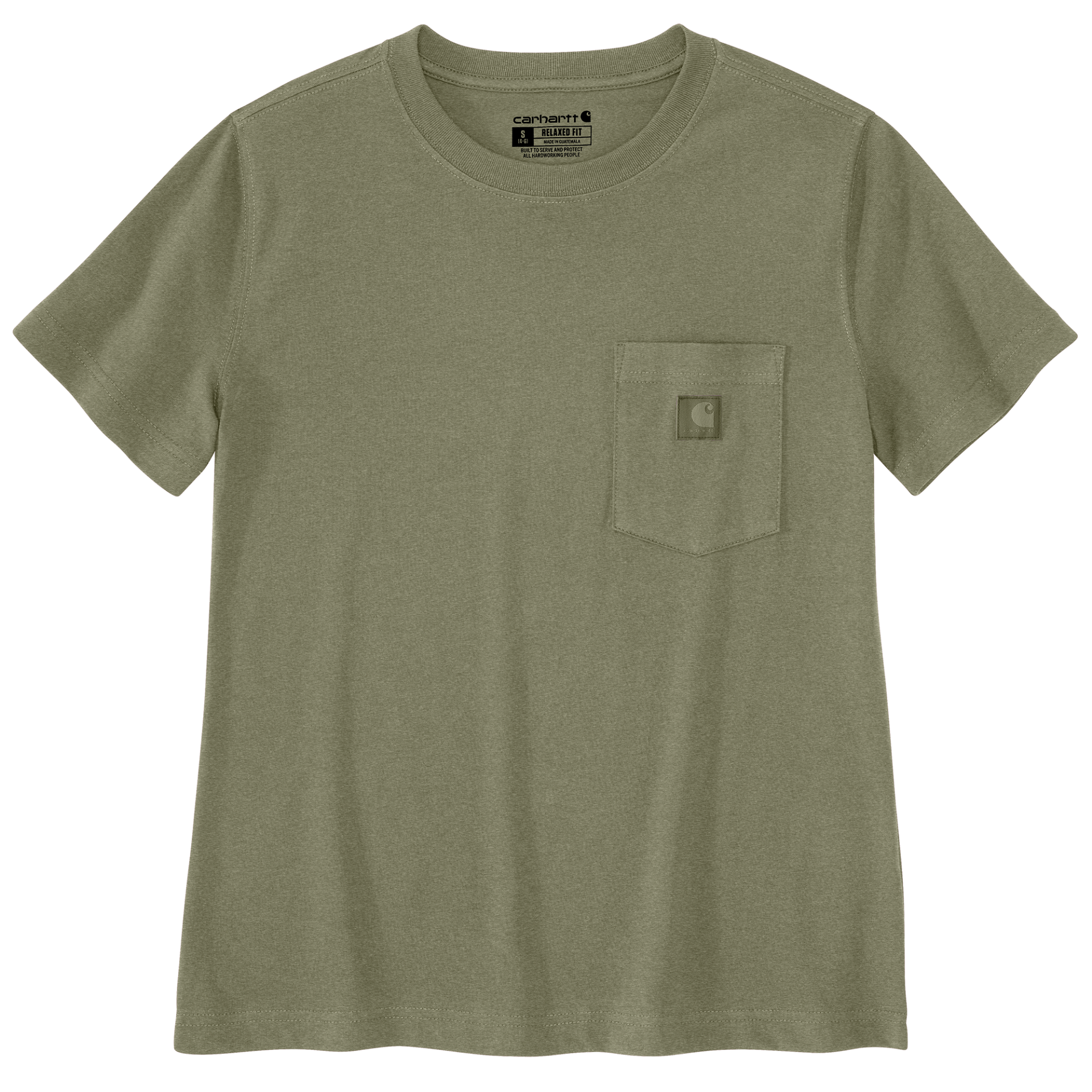 Picture of Carhartt 107391 Womens Relaxed Fit Lightweight Short-Sleeve Pocket T-Shirt