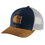 Picture of Carhartt 106742 Mens Canvas Mesh-Back C Patch Cap