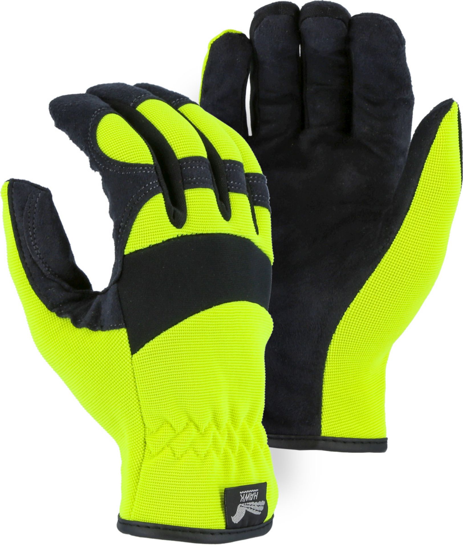 Picture of Majestic 2136HY Armor Skin™ Mechanics Glove with Hi-Viz Knit Back