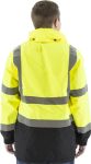Picture of Majestic 75-1305 Hi-Viz Waterproof Rain Jacket w Nylon Liner, ANSI 3