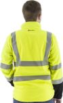 Picture of Majestic 75-1371 Hi-Viz Water Resistant Softshell Jacket & Liner, ANSI 3